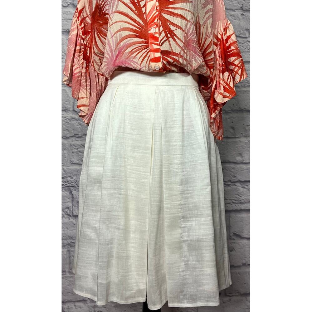 Vintage Virtue Silk and Linen Blend Matka Skirt